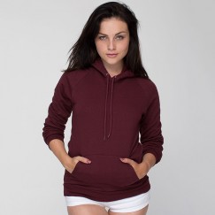 Blank Pullover California fleece pullover hoodie  American Apparel 244 GSM Hoodie